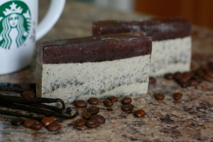 Starbucks Vanilla Coffee Soap, made by me, Jhenna Conway, and picture by Casey Braden