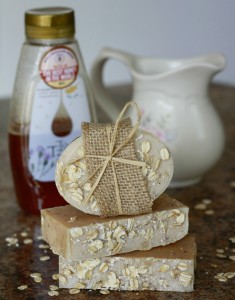 Oatmeal Goat's Milk and Honey Soap made by Jhenna Conway and photo by Casey Braden