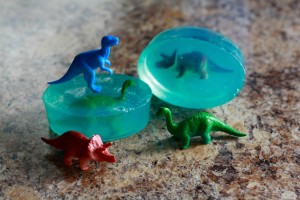 Dinosaur Discovery Soap made by Jhenna Conway and photographed by Casey Braden