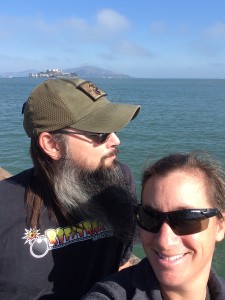 Alcatraz behind us :)