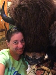 Me and my buffalo friend