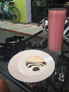 smoothie and black and white cookie... I could build an empire on this premise